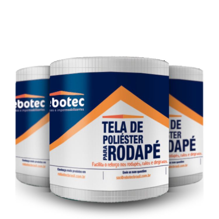 tela de poliester para rodape