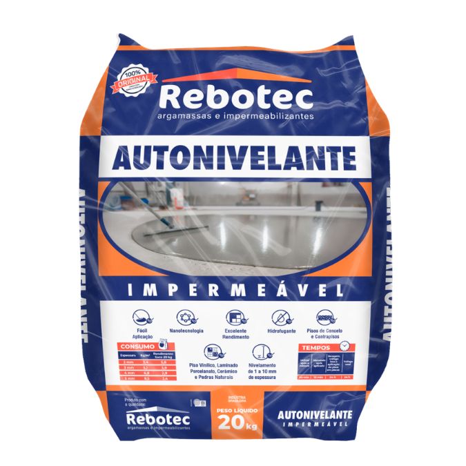Rebotec Autonivelante Impermeavel 20 kg